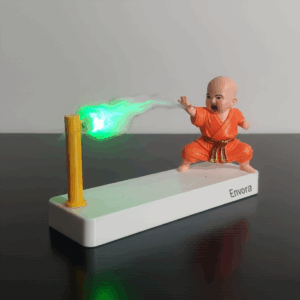 Touch-Activated Kung Fu Monk LED Showpiece | Envora